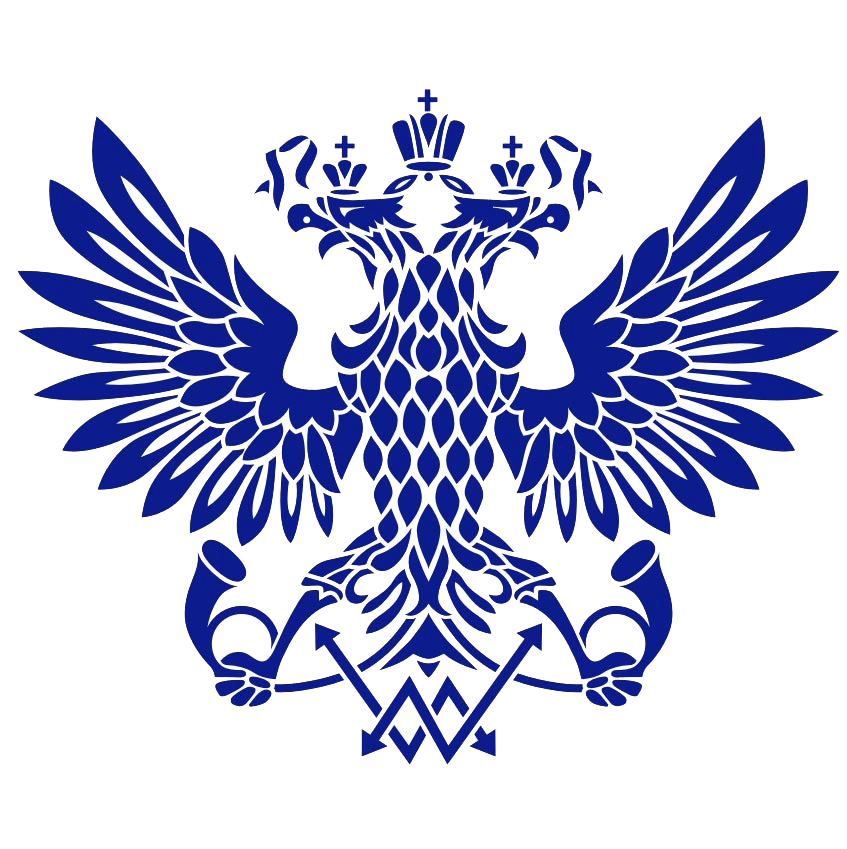 Герб синий орел